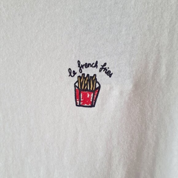 NWT French Connection French Fries boyfriend t-shirt, S - Picture 9 of 9